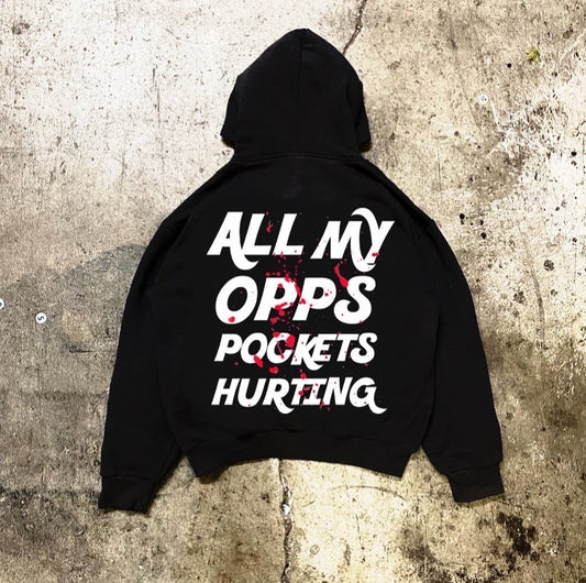 Opps Pockets Hurting Hoodie