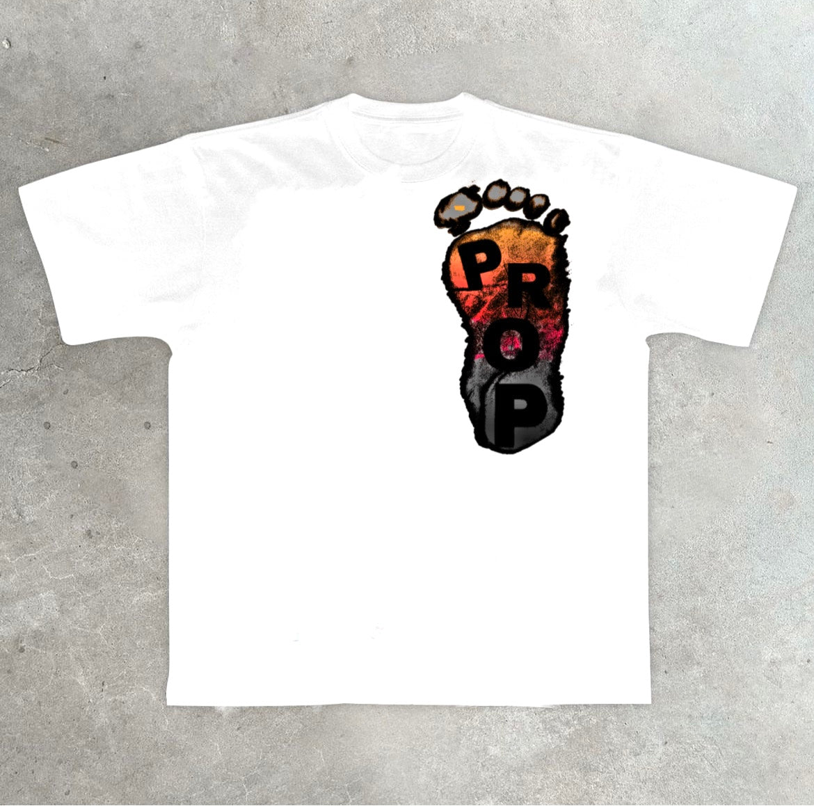 Step or Get Stepped On White Shirt