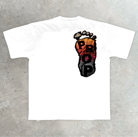 Step or Get Stepped On White Shirt